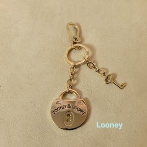 Dooney Bourke Lock and Key Keychain